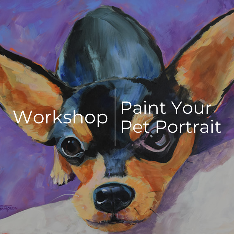 We know you love your family pet - and now you can paint their portrait to love too!