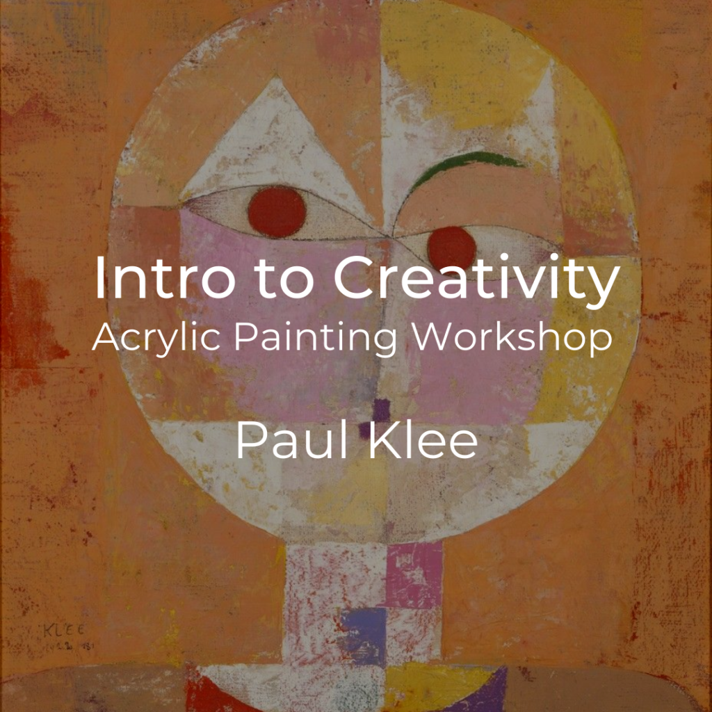 An exploration of acrylic painting techniques, meditation, and the work of Paul Klee to kickstart your creativity!