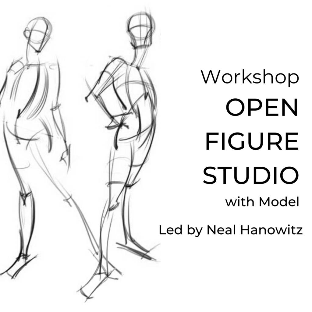 Bring your own materials and set up in the figure studio as the nude model moves through different poses. This is a self-guided session!