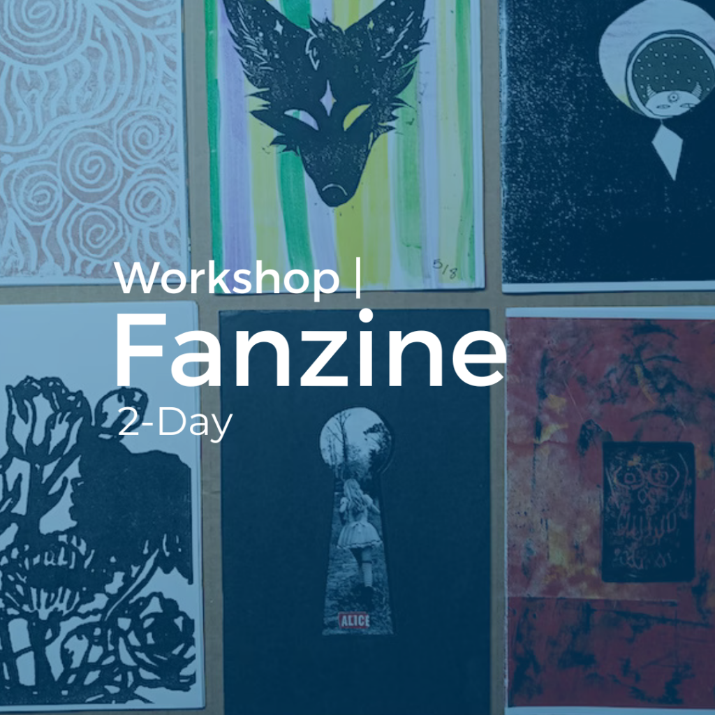 This 2-Day workshop is an introduction to the concept of a Zine, and tools and supplies needed to create your own! Led by Daniel Gorostiaga